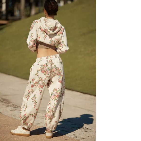 Anthropologie Daily Practice Zola Joggers: Printed Edition XL neutral new nwt - Picture 2 of 5